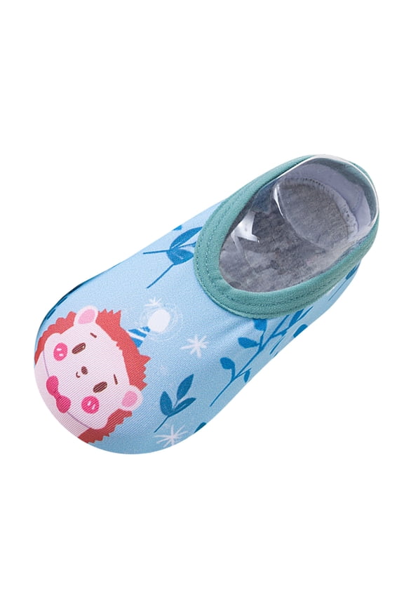 Kids Water Shoes for Girls Boys Swim Beach Hiking Pool Shoes Barefoots for Toddler Z02 Sky Blue 2-3 Years