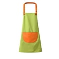 thumbnail image 1 of Kids Waterproof Art Smock for Painting Eating Crafts, Sleeveless Toddler Apron with Adjustable Neck, Easy Clean PVC Bib for Kindergarten Daycare Play, 1 of 6