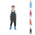 thumbnail image 1 of Kids Waterproof Chest Waders with Boots, Youth Fishing Waders for Toddlers & Children, Outdoor Waterproof Gear for Fishing, Hunting & Farm Work, 1 of 8