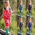 thumbnail image 1 of Kids Waterproof Rain Bib Pants, Boys Girls Rain Pants Kids Overalls Rain Trousers Lightweight Mud Pants Rainwear for Toddlers, 1 of 5