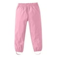 thumbnail image 1 of Kids Waterproof Rain Pants Elastic Waist Legs Outdoor Wear for Boys Girls 1-12 Years, 1 of 6