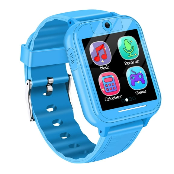 Kids Waterproof Smart Watch Smart Watch for Kids Touchscreen Kids Watches with Video Alarm Camera Toys for Girls Boys 3-12 Years Old Birthday
