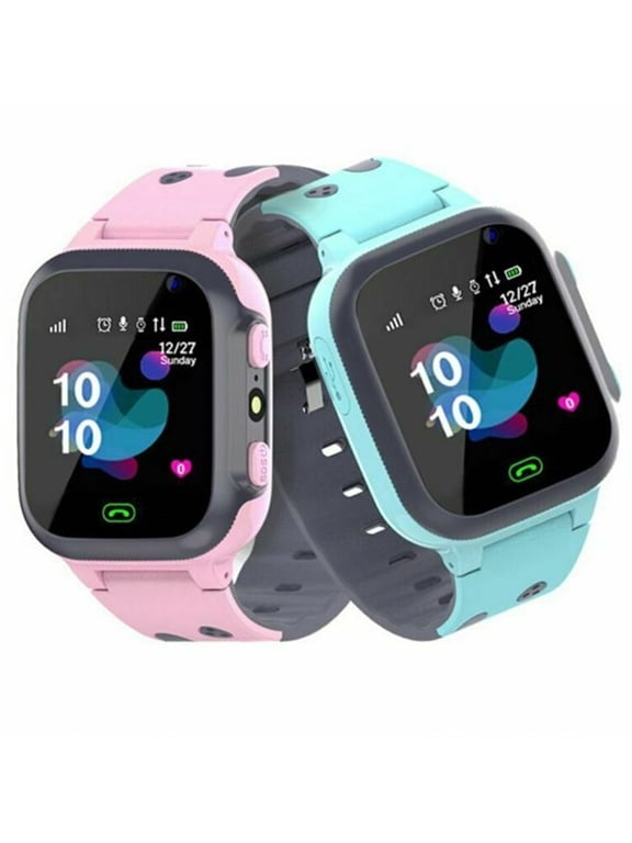 Kids Waterproof Smartwatch with GPS LBS Tracker Boys and Girls Waterproof with SOS Camera Anti Lost Games Take Pictures Alarm Pedometer WiFi Wrist Watch-actual_color-