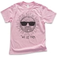 thumbnail image 1 of Kids We Lit Fam Shirt, Youth Kids Boy Girl T-Shirt, Sun Shirt, Sunshine Shirt, Family Shirt, Light Pink, X-Small, 1 of 4