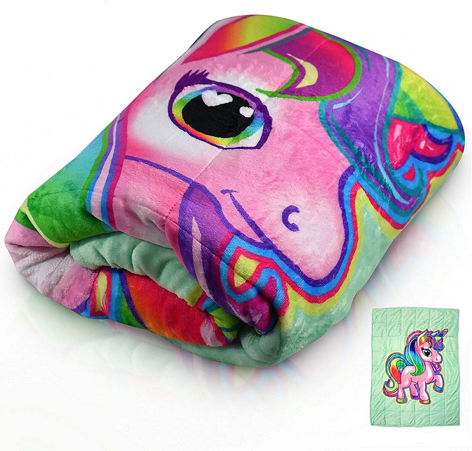 Kids Weighted Blanket by Bell Howell 7lb Ultra Soft and