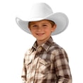 thumbnail image 1 of Kids Western Cowboy Hat for Boys Girls Sun Adjustable Fit Toddler Headwear Adventures Clothes, 1 of 4