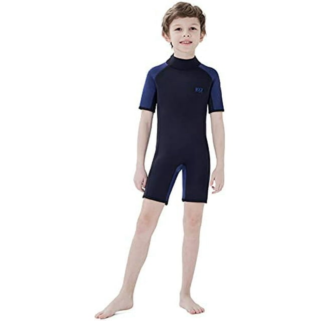 Kids Wetsuit for Boys and Girls, 2/2mm Neoprene Thermal Swimsuit