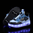 thumbnail image 1 of Kids Wheels Shoes with Lights Rechargeable Roller Skates Shoes Retractable Wheels Shoe LED Flashing Sneakers for Girls Boys Gift, 1 of 22