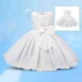 thumbnail image 1 of Kids WhiteDresses for Girls Ruffle Sleeveless Formal Dress for Girls Flower Dress for Girls Dresses for Teens 8-9 Years, 1 of 4