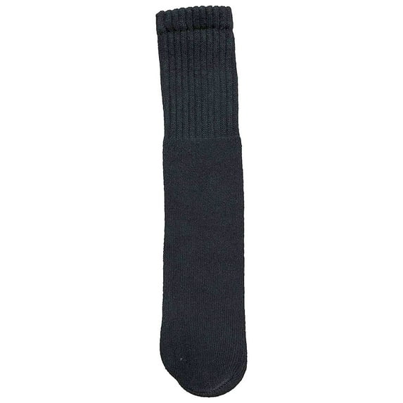 Kids Wholesale Unisex Cotton Tube Socks - Black Tube Socks For Kids - 6-8 - 120 Pack