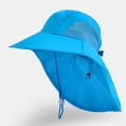 thumbnail image 1 of Kids Wide Brim Sun Hat UPF 50+ Breathable Outdoor for Children Summer Beach Activities, 1 of 6