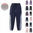 thumbnail image 1 of Kids Windproof Waterproof Pants Girls Hiking Pants Warm Lined Winter Clothes Snow Pants Girls Size 2-13 Years, 1 of 7