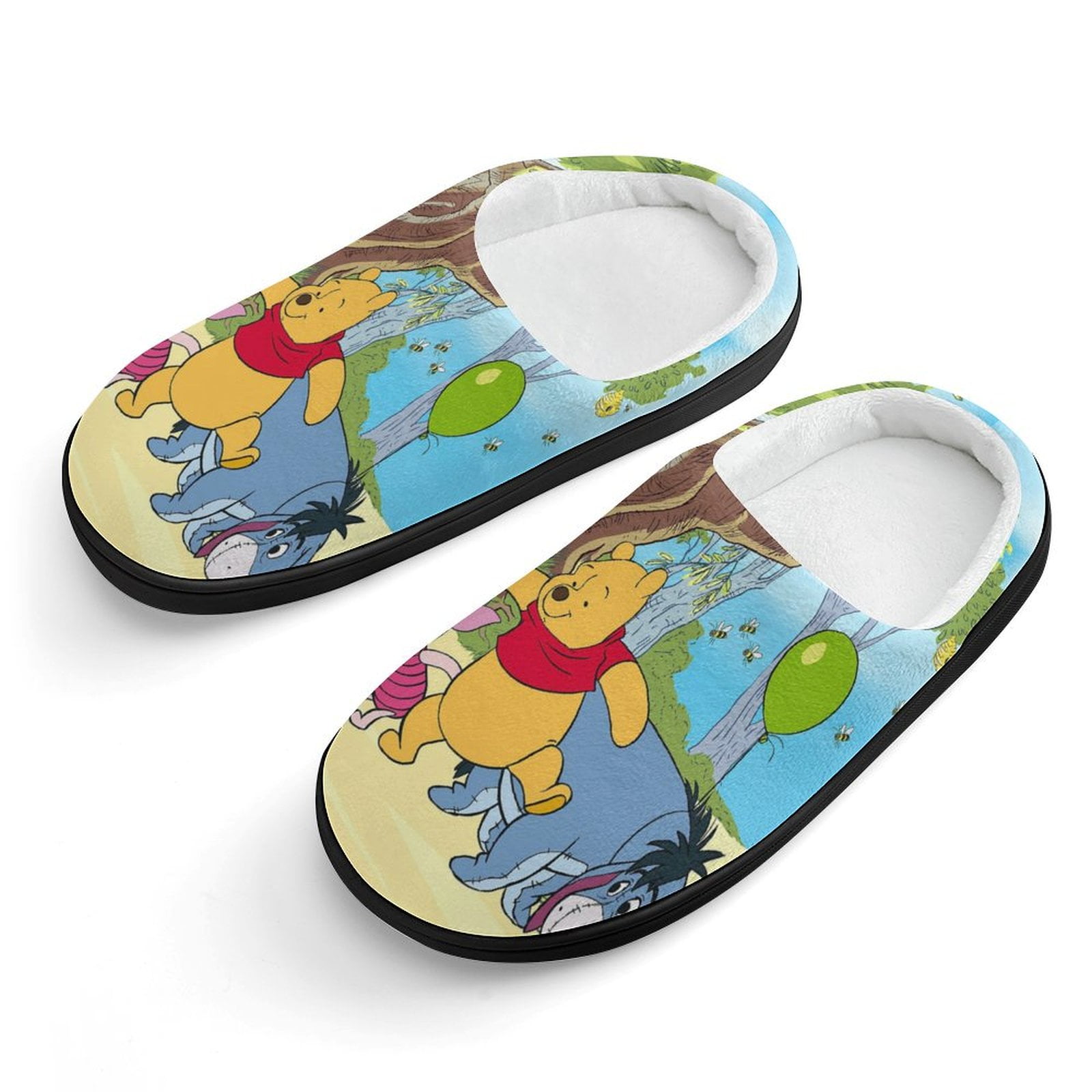 Women's Disney Winnie the Pooh Slippers Yellow