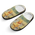 thumbnail image 1 of Kids Winnie The Pooh Slippers Boys Girls Non-Slip Fuzzy House Slippers Warm Soft Plush Winter House Shoes Slip-On Shoes, 1 of 7
