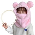 thumbnail image 1 of Kids Winter Balaclava with Face Mask and Ear Covers Cozy Thick Pullover Hood for Cold Weather, 1 of 3