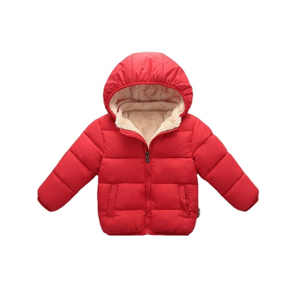 Kids Winter Coat,Baby Boys Puffer Coat Hooded Jackets with Pockets Zipper Windproof Jacket Outwear for Kids Baby Winter Down Coat Baby Clothes