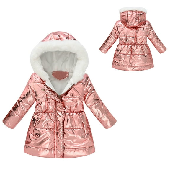 Kids Winter Coat,Baby Boys Puffer Coat With Mid-length Hoods Zipper Windproof Jacket Outwear For Kids Baby Girls Kids Girls Fall Jacket Little Boys Girls Clothes