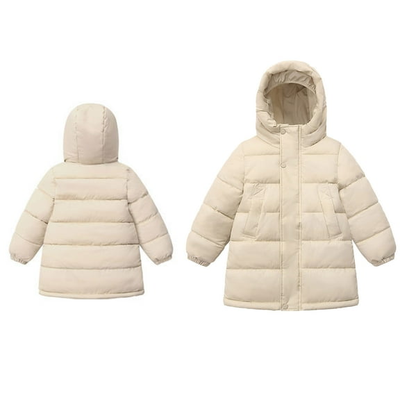 Kids Winter Coat,Baby Boys Puffer Coat Mid-length Jackets Zipper Windproof Jacket Outwear For Baby Girls Child Down Jacket Newborn Baby Clothes