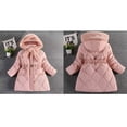 thumbnail image 1 of Kids Winter Coat,Baby Boys Puffer Coat With Mid-length Hoods Zipper Windproof Jacket Outwear For Kids Baby Girls Fall Coat For Girls, 1 of 9