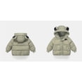 thumbnail image 1 of Kids Winter Coat,Baby Girls Puffer Coat Cute Bear Ear Hooded Jacket Zipper Windproof Jacket Outwear for Kids Baby Baby Jacket Winter Baby Girl Clothes, 1 of 4