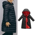 thumbnail image 1 of Kids Winter Coat,Baby Girls Puffer Coat Mid-length Hooded Jackets With Pockets Zipper Windproof Jacket Outwear For Baby Boys Fall Coat For Girls Baby Girl Winter Clothes, 1 of 7