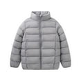 thumbnail image 1 of Kids Winter Coat Boys Girls Casual Loose Hooded Jacket Windproof Warm Outerwear for Daily Wear, 1 of 7