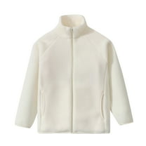 Kids Winter Coat Boys Girls Windproof Warm Jacket Thick Zipper Outerwear for Cold Weather Daily Wear