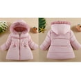 thumbnail image 1 of Kids Winter Coat,Boys Puffer Coat Mid-Length Heavyweight with Collar Hooded Windproof Warm Lined Jackets Coats Grils Winter Coats Size 18-24 Months, 1 of 4