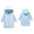 thumbnail image 1 of Kids Winter Coat,Kids Puffer Coat Baby Mid-length Hoodie with Long Sleeve Light Winter Coats For Kids Child Puffer Jacket Baby Boy Clothes, 1 of 9