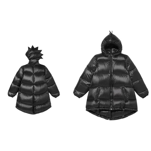 Kids Winter Coat,Kids Puffer Coat Dinosaur Hooded Jacket Long Sleeve Light Winter Coats for Kids Girls Outerwear Coats Kids Boy Clothes 3-4 Years