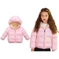 thumbnail image 1 of Kids Winter Coat,Kids Puffer Coat Hooded Jacket Long Sleeve Light Winter Coats for Kids Baby Thick Parka Winter Baby Girl Clothes, 1 of 4
