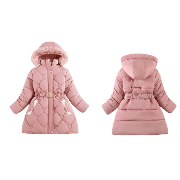 Kids Winter Coat,Kids Puffer Coat Mid-length Jackets Lightweight Puffer Jacket For Baby Kids Child Winter Coat Baby Winter Clothes