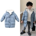 thumbnail image 1 of Kids Winter Coat,Kids Puffer Coat Mid-length Jackets Long Sleeve Light Winter Coats For Baby Girls Baby Girl Jacket Winter Baby Girl Clothes, 1 of 7