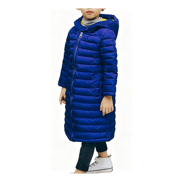 Kids Winter Coat,Kids Puffer Coat Mid-length Jackets Zipper Up Down Coats For Baby Boys Winter Down Coat Baby Boy Clothes