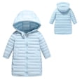 thumbnail image 1 of Kids Winter Coat,Kids Puffer Coat With Mid-length Hoods Zipper Windproof Jacket Outwear For Kids Baby Baby Boy Jacket Winter Baby Girl Clothes, 1 of 9