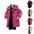 thumbnail image 1 of Kids Winter Coat Kids Winter Clothes Girls Down Winter Jacket for Kids Long Hooded Coat Warm Windproof Outerwear Casual Fashion Children's Jacket Ideal for Outdoor and Leisure Activities, 1 of 5
