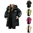 thumbnail image 1 of Kids Winter Coat Kids Winter Clothes Girls Down Winter Jacket for Kids Long Hooded Coat Warm Windproof Outerwear Casual Fashion Children's Jacket Ideal for Outdoor and Leisure Activities, 1 of 6