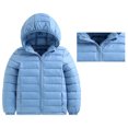 thumbnail image 1 of Kids Winter Coat Lightweight Water-Resistant with Hood Puffer Jacket Winter Clothes for Toddler Boys 4-5 Years, 1 of 5