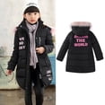 thumbnail image 1 of Kids Winter Coat,Little Boys Girls Puffer Coat Baby Mid-length Hoodie with Zipper Windproof Jacket Outwear For Kids Outerwear Coats Baby Winter Coat, 1 of 6