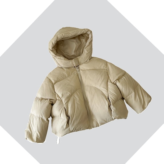 Kids Winter Coat,Little Boys Girls Puffer Coat Hooded Jacket Zipper Windproof Jacket Outwear for Kids Baby Girls Winter Coat Little Boys Girls Clothes