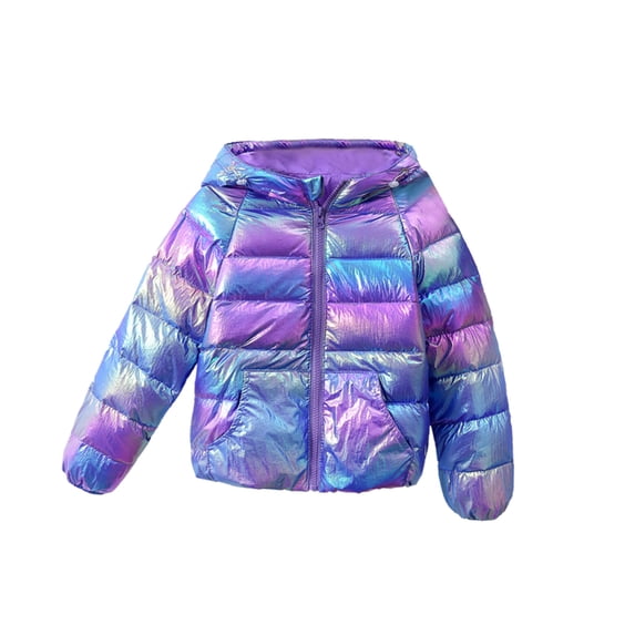 Kids Winter Coat,Little Boys Girls Puffer Coat Hooded Jackets with Pockets Thicken Windproof Zipper Warm Outwear for Kids Baby Baby Girl Jacket Baby Boy Clothes