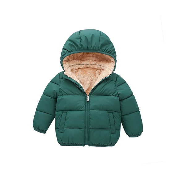 Kids Winter Coat,Little Boys Girls Puffer Coat Hooded Jackets with Pockets Zipper Up Down Coats for Baby Kids Baby Girl Jacket Little Boys Girls Clothes