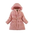 thumbnail image 1 of Kids Winter Coat,Little Boys Girls Puffer Coat Mid-length Hooded Jacket Zipper Windproof Jacket Outwear For Kids Baby Thick Parka Warm Thick Clothes, 1 of 4