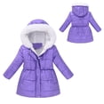 thumbnail image 1 of Kids Winter Coat,Little Boys Girls Puffer Coat With Mid-length Hoods Lightweight Puffer Jacket For Kids Baby Warm Fleece Outerwear Baby Winter Clothes, 1 of 8