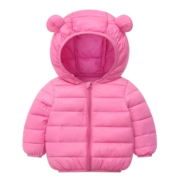 Kids Winter Coat Winter Clothes for Girls Winter Baby Kids Boys Girls Long Sleeve Keep Warm Zipper UP Hood Coat Jacket With Pocket