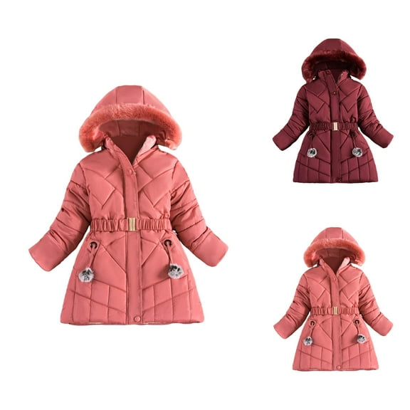 Kids Winter Coat Winter Jacket Girls Down Toddler Baby Unisex Patchwork Spring Winter Cute Coat Hooded Padded Jacket Outwear Clothes