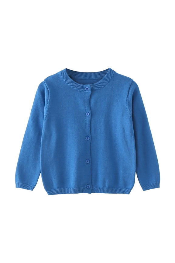 Kids Winter Coats Girls' Cardigans Sweater School Uniforms Long Sleeve Lightweight Outerwear