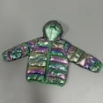 thumbnail image 1 of Kids Winter Coats Lightweight Puffer Padded Jacket Waterproof Windproof Thermal Insulation Outerwear Warm Coat Shiny Outerwear, 1 of 3