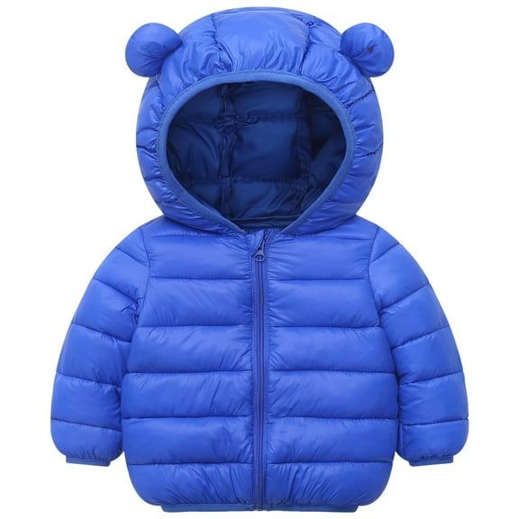 Kids Winter Coats Size 8-10 Children's Coat Toddler Winter Coat Toddler's Heavyweight Hooded Puffer Coat Winter Clothing for Kids