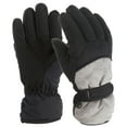 thumbnail image 1 of Kids Winter Cold Weather Ski Gloves Boy-Girl Warm Windproof Snow Gloves Grey 4-7 Years, 1 of 8